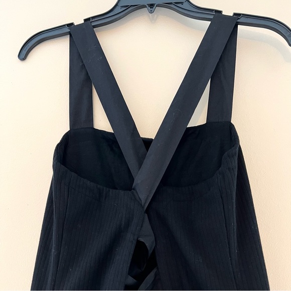 NWT Anthropologie Porridge Seamed Cross-Back Midi Dress - Picture 5 of 10